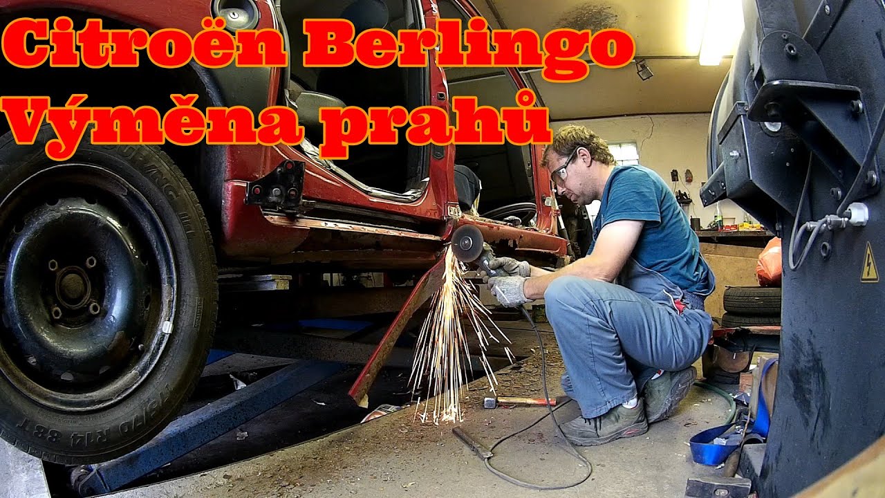Citroën Berlingo  Výměna prahů