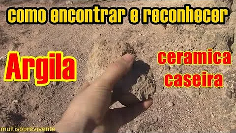 Qual é a classificação da argila?