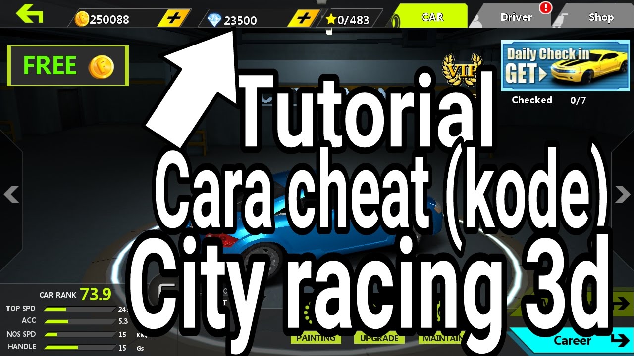 Tutorial hack game city racing 3d(kode) menggunakan lucky ... - 