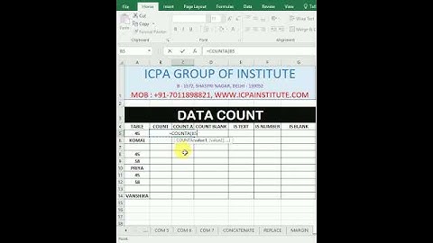 Counta Formula Excel#exceltips #excel #exceltricks #exceltutorial #computerknowledge#computercourse
