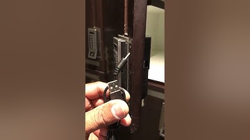 How to use Emergency power supply with Oji RLM937 cabinet lock