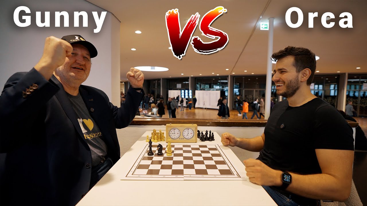 Gunny vs OrcaChess SchachDuell beim GRENKE Chess Open 2024 YouTube