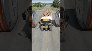 Don't Overload, Seriously! 😱 #carcrashsimulation, #beamngdrive, #newvideo #viral @usa_car_cresh