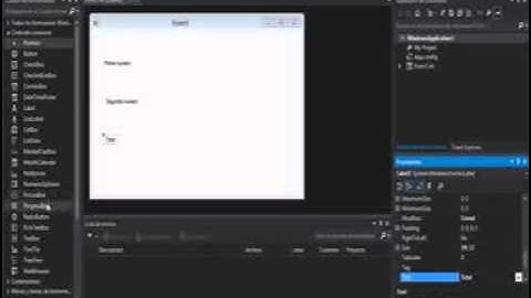 Suma de dos numeros en visual Studio