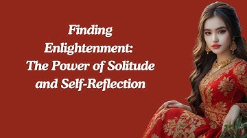 Finding Enlightenment: The Power of Solitude and Self-Reflection