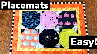 Charm Pack Placemats- EASY!