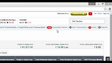 How does corporate actions validate on my account
