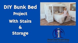 Bunk Beds & Stairs with Storage for the Ultimate She Shed by JohnCanFixAnything 121 views 3 months ago 16 minutes