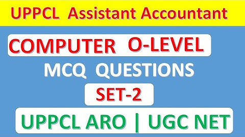 UPPCL O Level Computer  Set-2 | UPPCL Assistant Accountant | UPPCL ARO | O LEVEL MCQ by Lets Educate