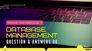 DBMS Question Session Task No 06 | 1st Year | Semester 01 | Java Institute | Zahara Rasheeda