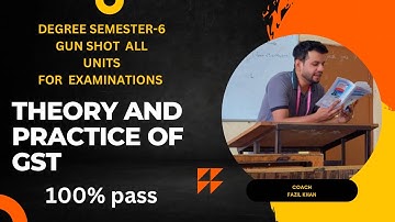 Theory and practice of GST|| BCOM || SEMESTER-6|| GUN SHOT IMPORTANT QUESTIONS  FOR EXAMINATION
