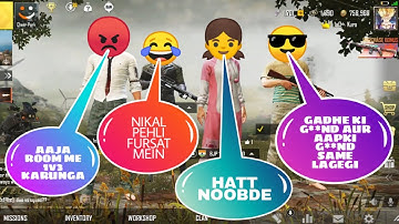 Random Pro Players Call Me Noob And I Challenge For TDM 1v3😭| Pubg Mobile