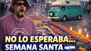 DORMÍ donde hacen las alfombras de Semana Santa! 