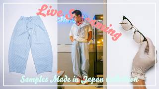 本日抽選締切日！SAMPLES Made in Japanコレクションを紹介しつつ雑談ライブ！