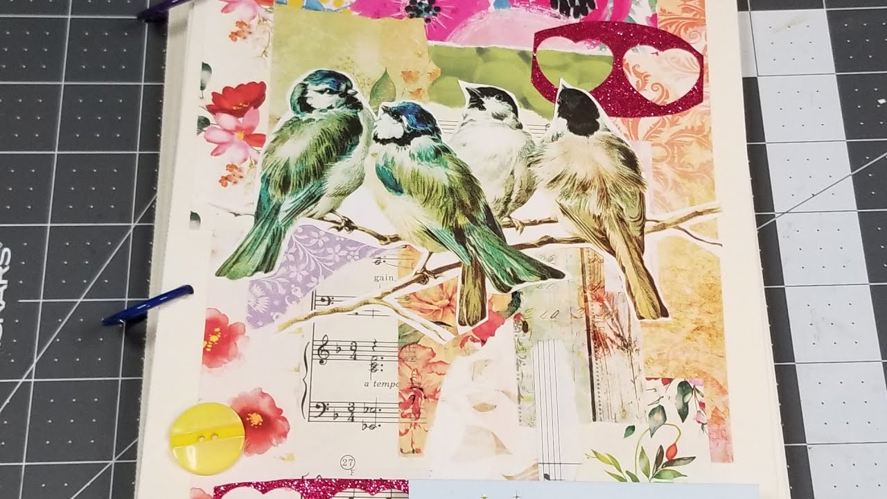 #2023cwp23 Margarete Miller's Collage Weekly Challenge Week 23 - YouTube