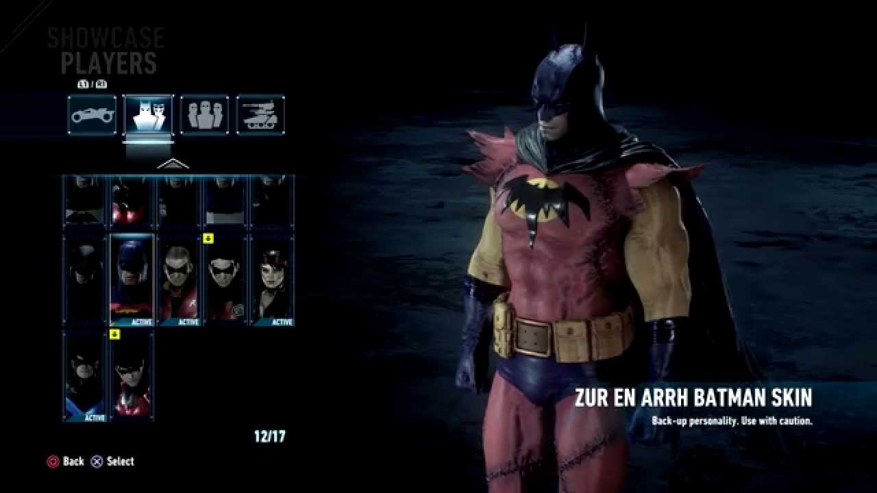 Вб плей. Batman Arkham Knight 1989. Бэтмен зур эн арр. Wbplay Mortal Kombat mobile. Batman Arkham Knight: DLC zur-en-Arch Skin.