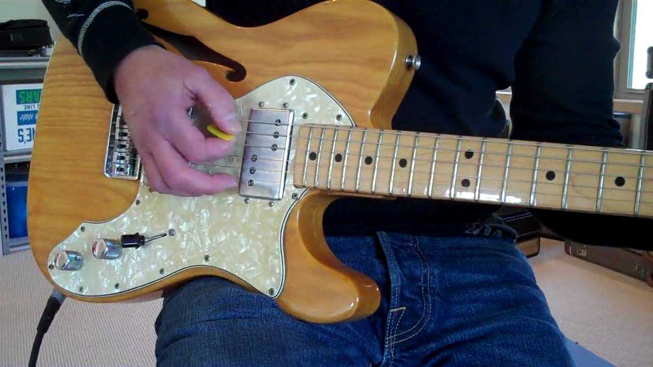 1972 ORIG FENDER THINLINE TELECASTER 1 Owner Great