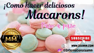 NO CREERAS LO FACIL QUE ES HACER MACARONS