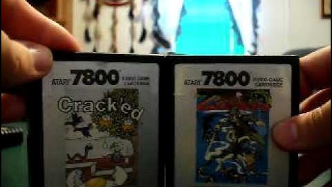 My Atari 7800 Collection Video