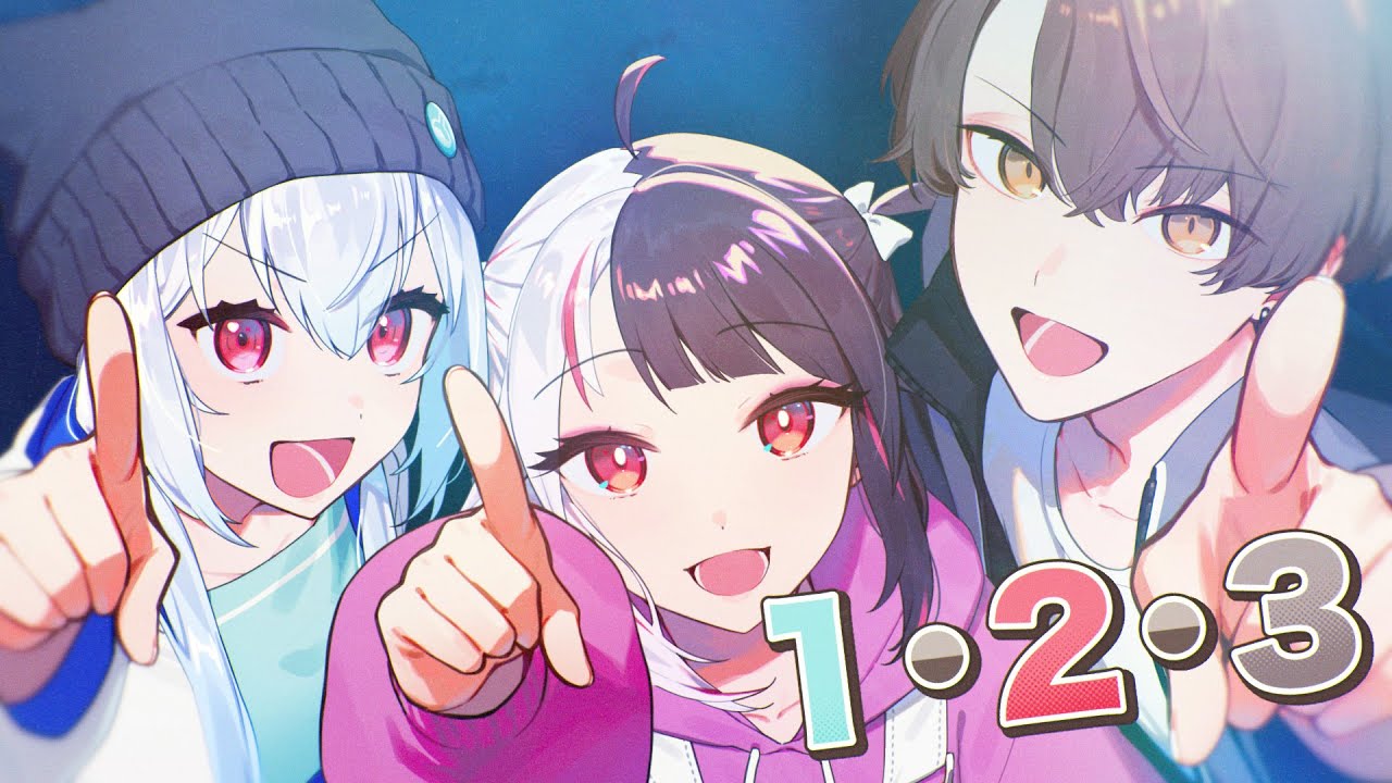 にじさんじ SMC組 グッズセット 夜見れな 葉加瀬冬雪 加賀美ハヤト 1・2・3 ¦ covered by 葉加瀬冬雪 × 夜見れな × 加賀美