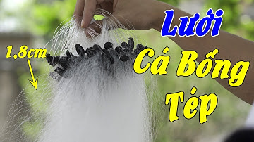 Lưới Đánh Tép, Cá Bống mắt 1,8cm cao 90cm dài 55m #250k
