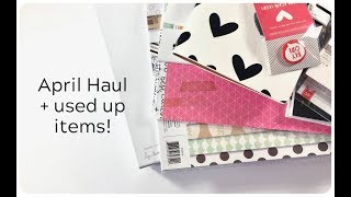 Random April Haul + Used Up Items!!