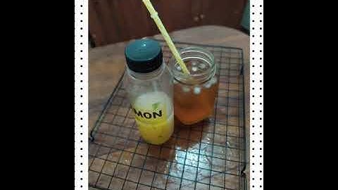 how to make lemon ice tea  - producre text