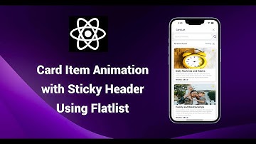 Animated React Native Flatlist Item