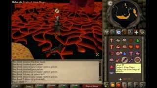 Oldschool Runescape Epic Jad kill 5hp left