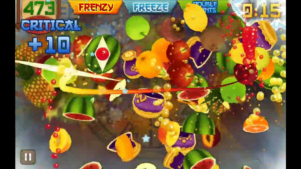 Fruit Ninja Classic Mod Reaching Level 37