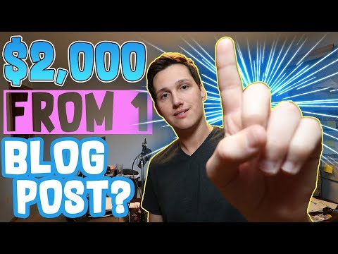 How To Make $2,000 With Amazon Affiliate Marketing