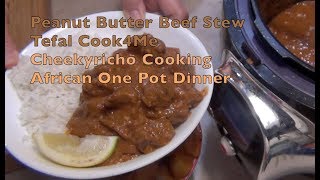 Peanut Butter Beef African Stew Tefal Cook4Me cheekyricho cooking video recipe ep.1,199