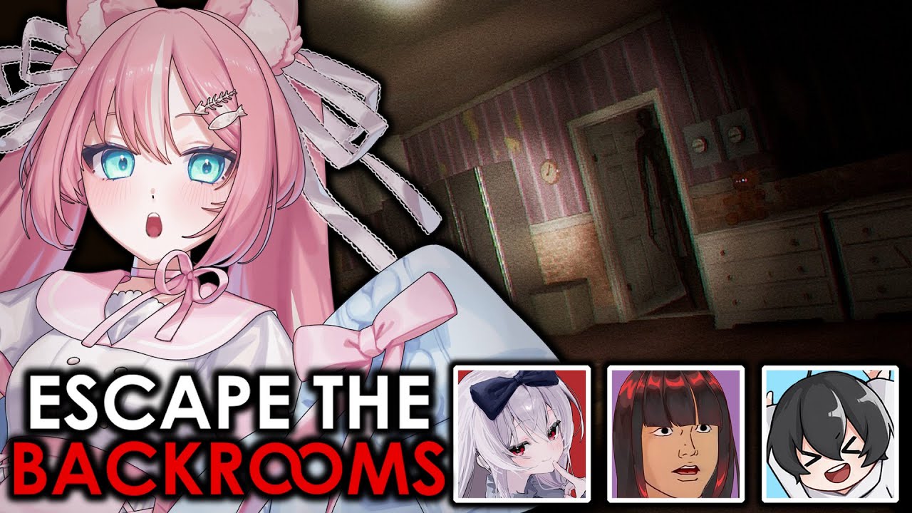 【 後室/Backrooms 】玩到起司 | Ft.紅月.亞洛赫.偏頭 | Rluo Ch. 阿洛《 Escape the Backrooms 》