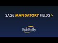 How to make fields mandatory in sage 100