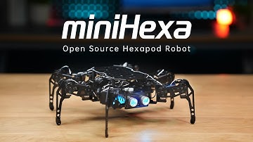 Hiwonder Open Source miniHexa 18DOF Robot with AI Vision & Voice Interaction