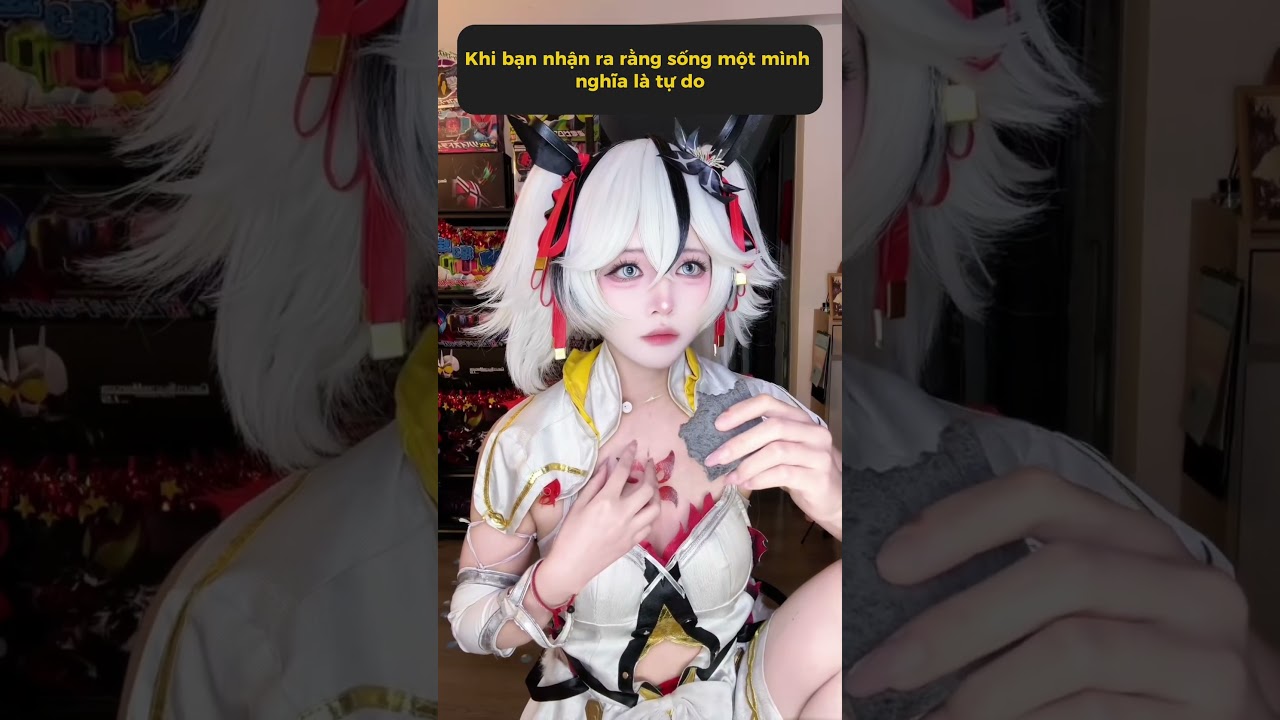 Khi bạn nhận ra sống một mình đồng nghĩa với tự do #meowcosplay #shorts