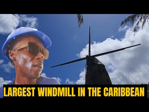 Largest Windmill in the Caribbean and the only one still Working.The Morgan Lewis Windmill Barbados 