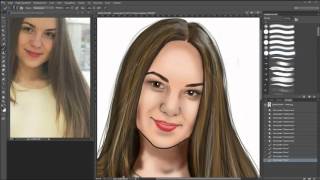 Портрет в фотошопе по фото / Photoshop Art 7 Портрет в фотошопе по фото / Photoshop Art 7