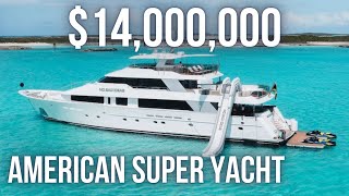 Touring a $14,000,000 American Built SuperYacht | Westport 130'