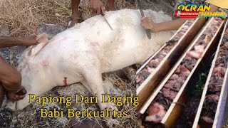 Papiong Makanan Khas Toraja Dari Daging Babi Berkuaitas