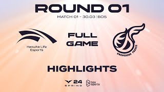 Full Highlights HLE vs KDF | Playoffs R1D1 | LCK Mùa Xuân 2024 [30.03.2024]