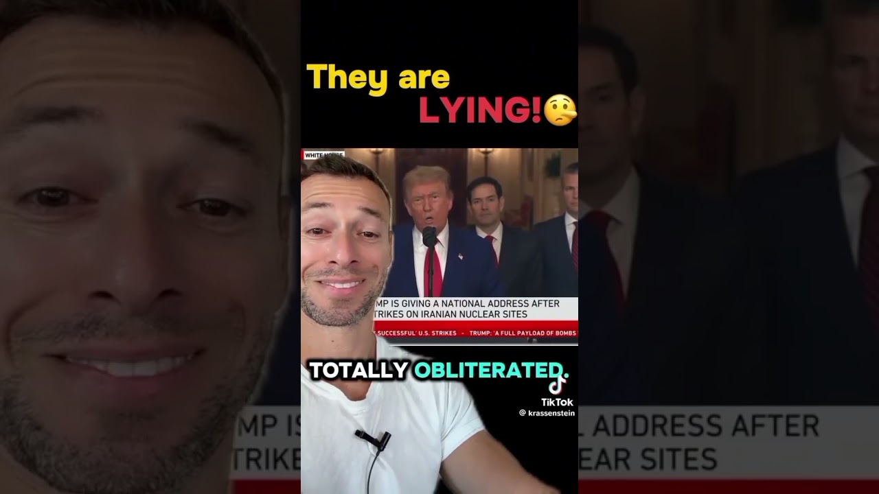 OU TRUMP SIT TUSSEN TWEE VURE.