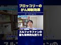 ブロッコリーのがん抑制効果！スルフォラファンの最も効率的な摂り方 #shorts