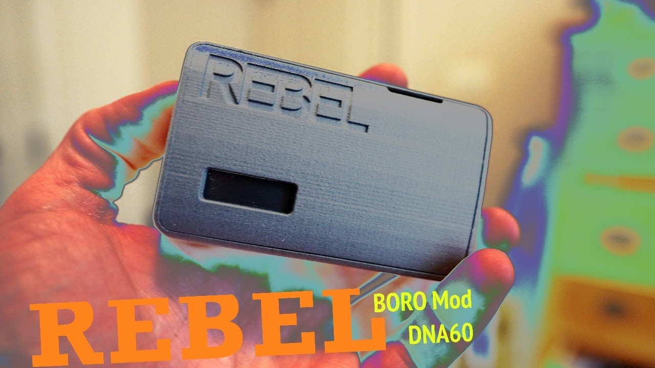 Rebel Mods - DNA60C / 21700 Boro Mod v1 in 3D Print Nylon PA11
