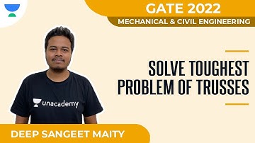 Solve Toughest Problem of Trusses | Mechanical & Civil | Deep Sangeet Maity