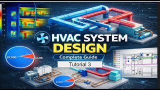 Pipe sizing of HVAC equipment | Revit MEP | HVAC System Designing