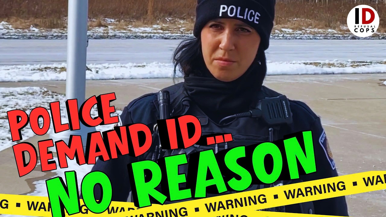 Dumb Cops Demand ID With No Law Then Walk Away in Shame - YouTube