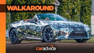 2020 Lexus LC Convertible Prototype: Walkaround tour screenshot 4
