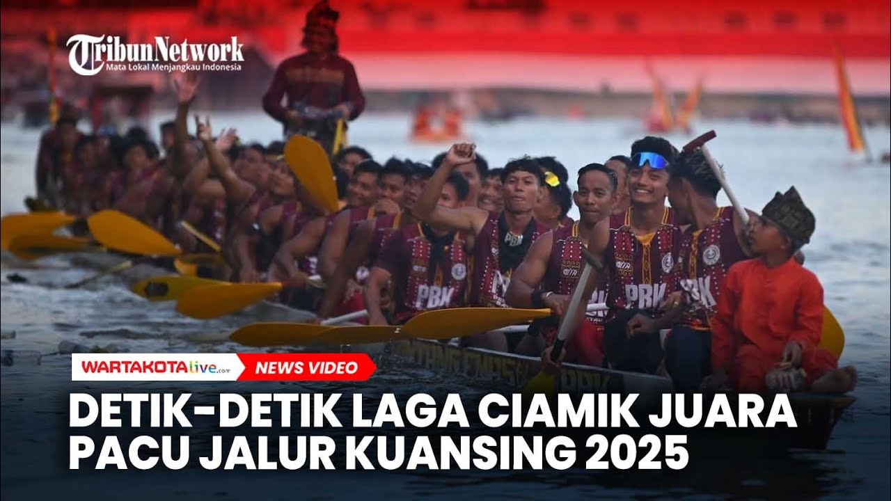Detik-detik Pertunjukan Keren Juara Pacu Jalur Kuansing 2025!