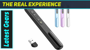 QUI Presentation Clicker: The Ultimate Wireless Presenter Remote for Any Stage!